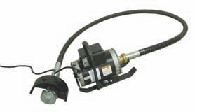 Remote motor, flexible reach
