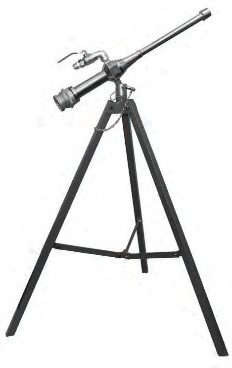 Novatek HYDRA water cannon mounted on a steel tripod stand