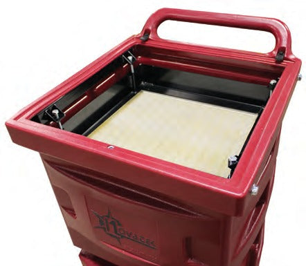HEPA filter loads from the top