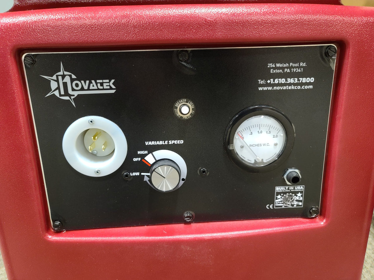 Dial airflow from 100 to 1000 cfm
