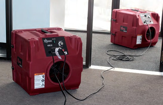 Novatek Novair 700 air scrubbers running in an office space