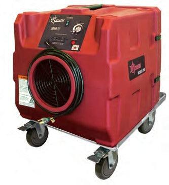 Novatek Novair 700 mobile cart carrying a Novair 700 air scrubber (sold separately)