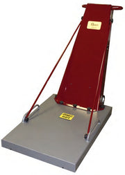 Novatek Novastrip 1026 infrared tile stripper with burgundy tower handle and wide gray heat panel base
