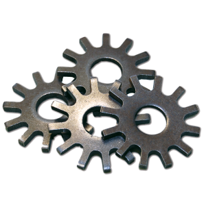 Novatek RotoPeen carbon steel beam cutters with square-tooth wheels