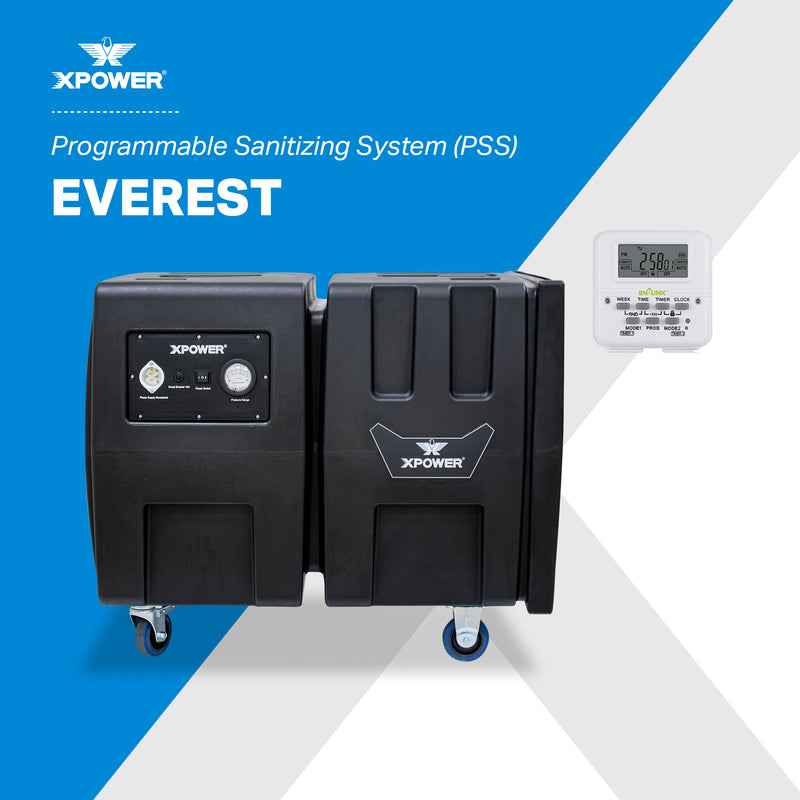 xpower everest programmable sanitizing system pss3 package