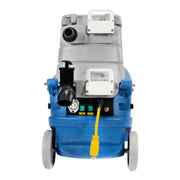 rear view of edic 539bx eh galaxy 5 extractor with no heat folded for easy transport.