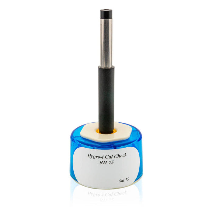 Tramex Building Survey Master Kit - BSMK An image showing the Tramex SAL75N Calibration Salt Check, designed specifically for long narrow RH probes RHP-NW and RHP-NWB, showcasing its specific features and design.