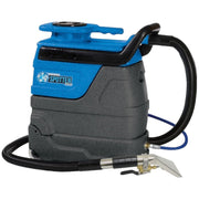sandia 50 4100 3 gallon heated spot extractor kit with 100 psi pump and 4 stainless steel upholstery tool.
