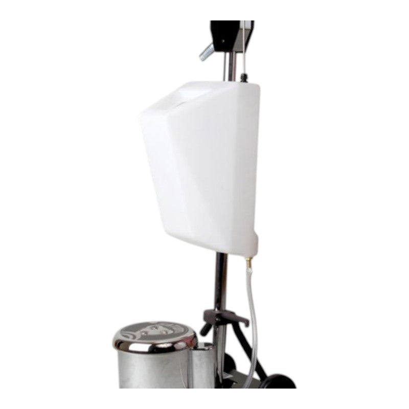 shampoo tank side profile edic 390ac 4 gal tank for saturn floor machines.