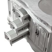 Silkroad Exclusive HYP-0145-WM-UWC-48 close-up of the open drawers on full-extension slides