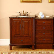 Silkroad Exclusive HYP-0207-BB-UIC-49 installed with the drawer bank on the right of the sink cabinet