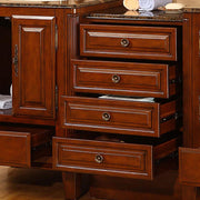 Silkroad Exclusive HYP-0207-BB-UIC-76 close-up of the open drawer bank drawers