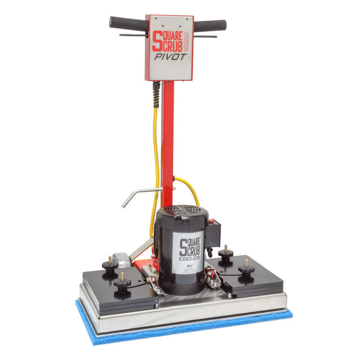 Square Scrub Pivot floor cleaning machine on a white background