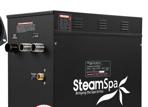 SteamSpa BKT1050BN-A 10.5 kW steam generator, front three-quarter view