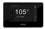 SteamSpa BKT1050BN-ADP touchscreen control panel with temperature display