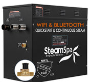 SteamSpa BKT1200MK-ADP 12 kW steam generator, front three-quarter view