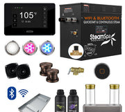 SteamSpa BKT1200ORB-ADP 12 kW steam generator package with steamheads, controls and accessories