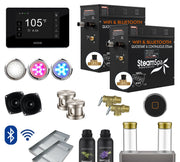 SteamSpa BKT1500BN-ADP 15 kW steam generator package with steamheads, controls and accessories