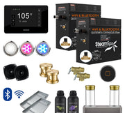 SteamSpa BKT1500GD-ADP 15 kW steam generator package with steamheads, controls and accessories