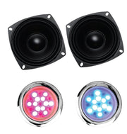 SteamSpa BKT1500MK-A two speakers with the chromatherapy lights