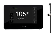 SteamSpa BKT1800CH-ADP touchscreen control panel with temperature display