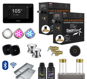 SteamSpa BKT1800CH-ADP 18 kW steam generator package with steamheads, controls and accessories