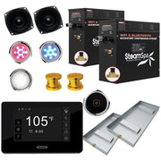SteamSpa BKT1800GD-A 18 kW steam generator package with steamheads, controls and accessories