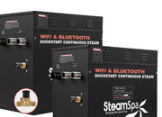 SteamSpa BKT2100BN-A 21 kW two generator units, front three-quarter view