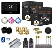 SteamSpa BKT2100GD-ADP 21 kW steam generator package with steamheads, controls and accessories