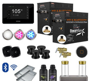SteamSpa BKT2100MK-ADP 21 kW steam generator package with steamheads, controls and accessories