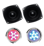 SteamSpa BKT2100ORB-A two speakers with the chromatherapy lights