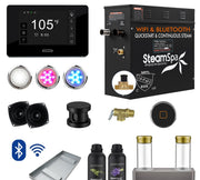 SteamSpa BKT450MK-ADP 4.5 kW steam generator package with steamheads, controls and accessories