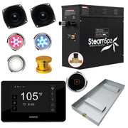 SteamSpa BKT600GD-A 6 kW steam generator package with steamheads, controls and accessories