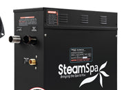 SteamSpa BKT900ORB-A 9 kW steam generator, front three-quarter view