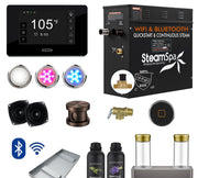 SteamSpa BKT900ORB-ADP 9 kW steam generator package with steamheads, controls and accessories