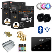 SteamSpa BKW1500GD-A 15 kW steam generator package with steamheads, controls and accessories