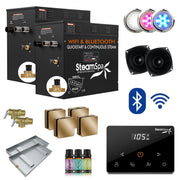 SteamSpa BKWS2100GD-A 21 kW steam generator package with steamheads, controls and accessories