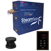 SteamSpa OAT750OB 7.5 kW steam generator package with one oil rubbed bronze steamhead, controller and accessories