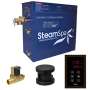 SteamSpa OAT900OB-A 9 kW steam generator package with one oil rubbed bronze steamhead, controller and accessories