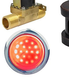 SteamSpa RYT1050OB-A chromatherapy LED light