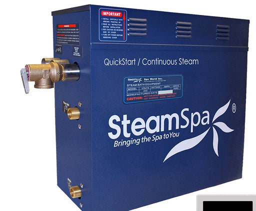 SteamSpa RYT1200CH 12 kW steam generator, front three-quarter view