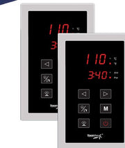 SteamSpa RYT600CH dual touch control panels with time and temperature display