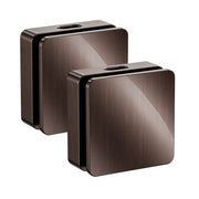 SteamSpa RYTS1050OB two oil rubbed bronze square steamheads, close-up