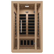 SteamSpa SC-SS0008-2P infrared sauna front view on white