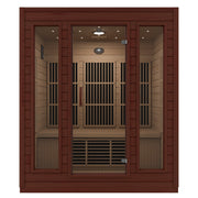 SteamSpa SC-SS0012-0S infrared sauna front view on white