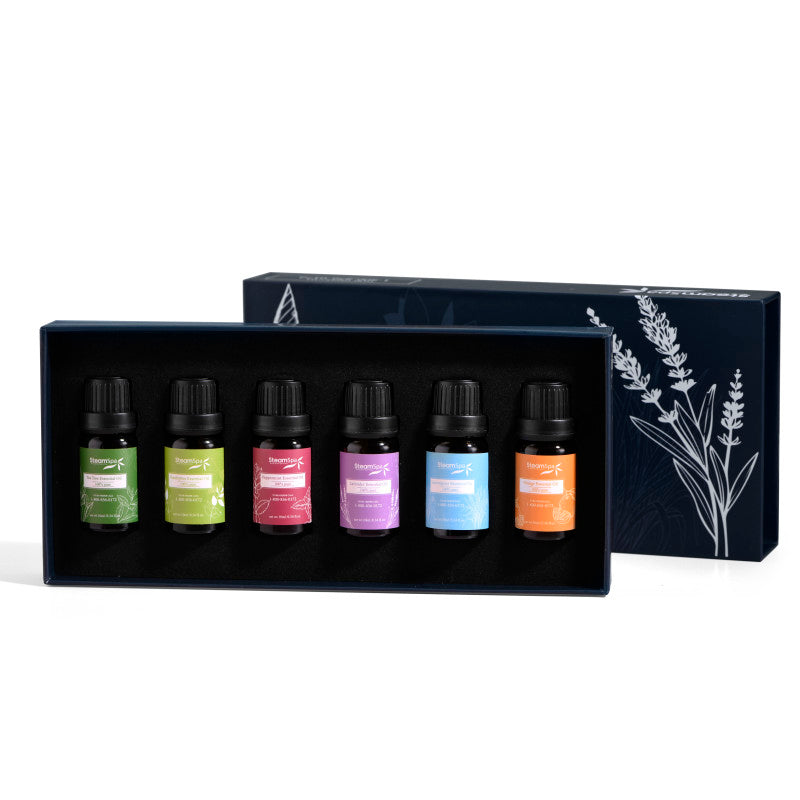 SteamSpa SS-EOIL6P-XX steam shower accessory set of essential oil bottles