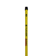 Tucker #10 fiberglass pole extension section, yellow, full length