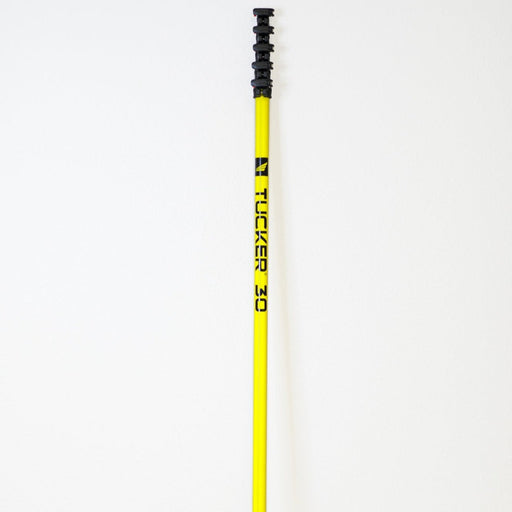 Tucker 30 carbon water fed pole collapsed, bare top with black clamps