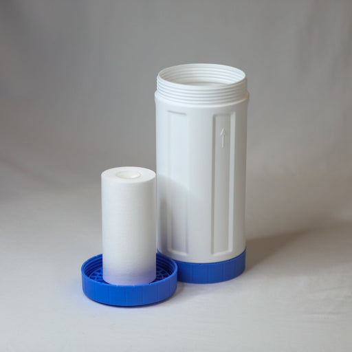 Tucker 4.5 x 10 refillable filter body with sleeve and caps