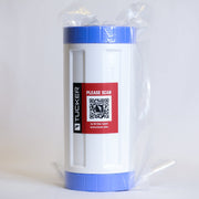 Tucker 4.5 x 10 DI filter in sealed bag with QR label
